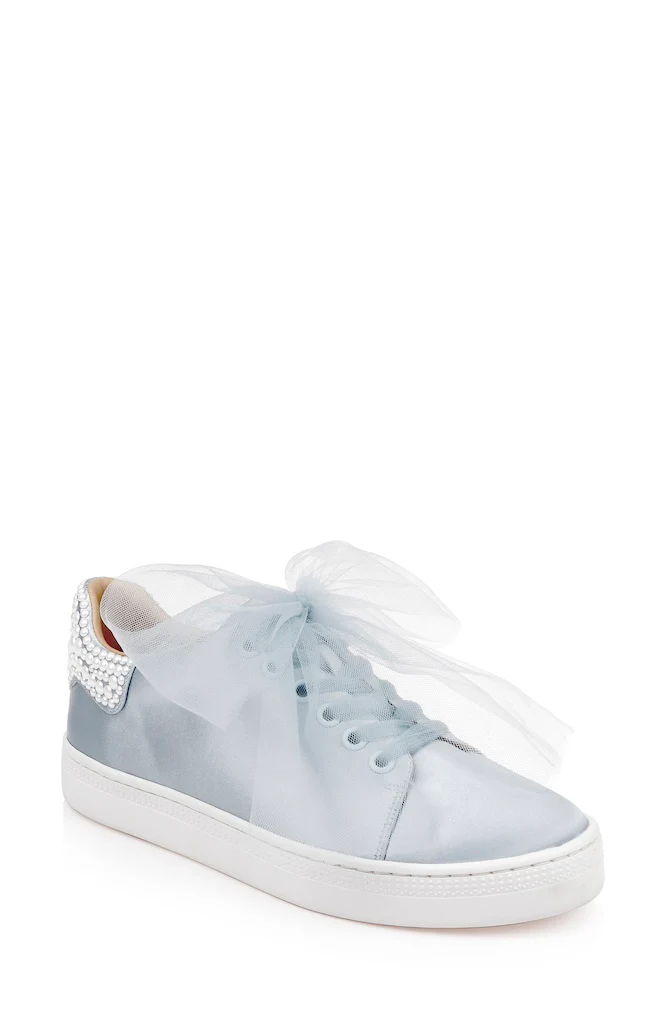 Gem Dressy Satin Sneakers - Image 21