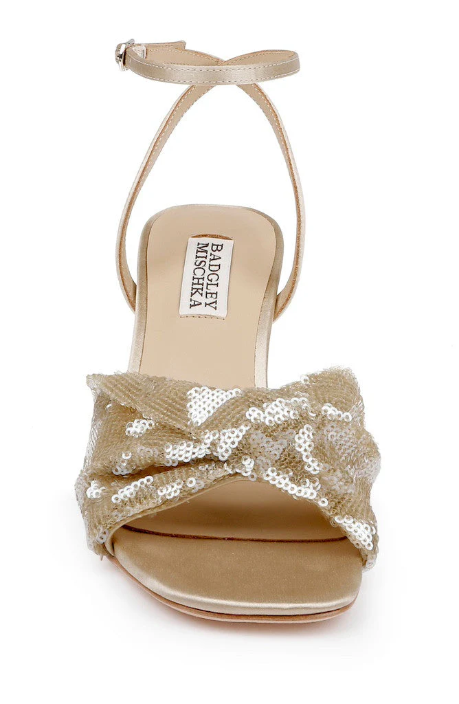 Gema Sequin Block Heel Sandals - Image 48