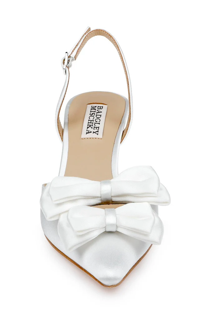 Giovanna Bow Slingback Pumps - Image 4