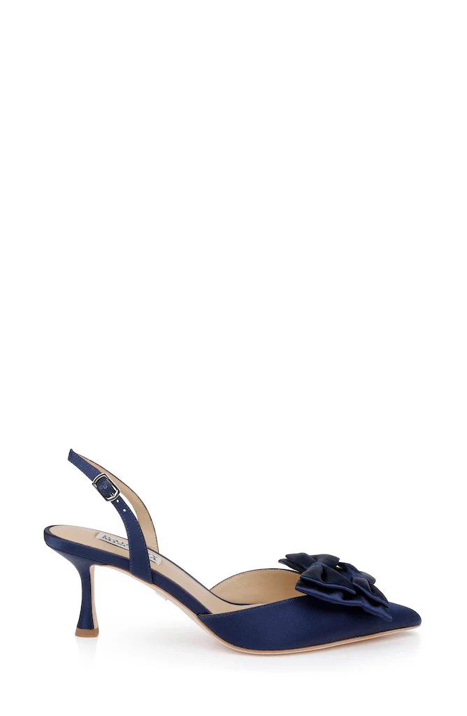 Giovanna Bow Slingback Pumps - Image 8
