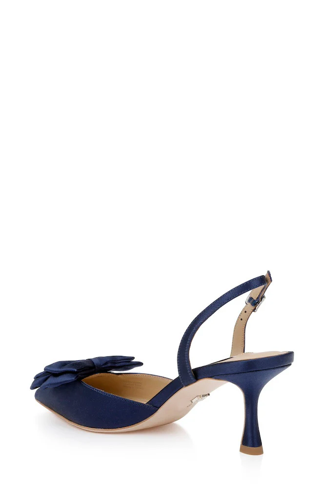 Giovanna Bow Slingback Pumps - Image 9