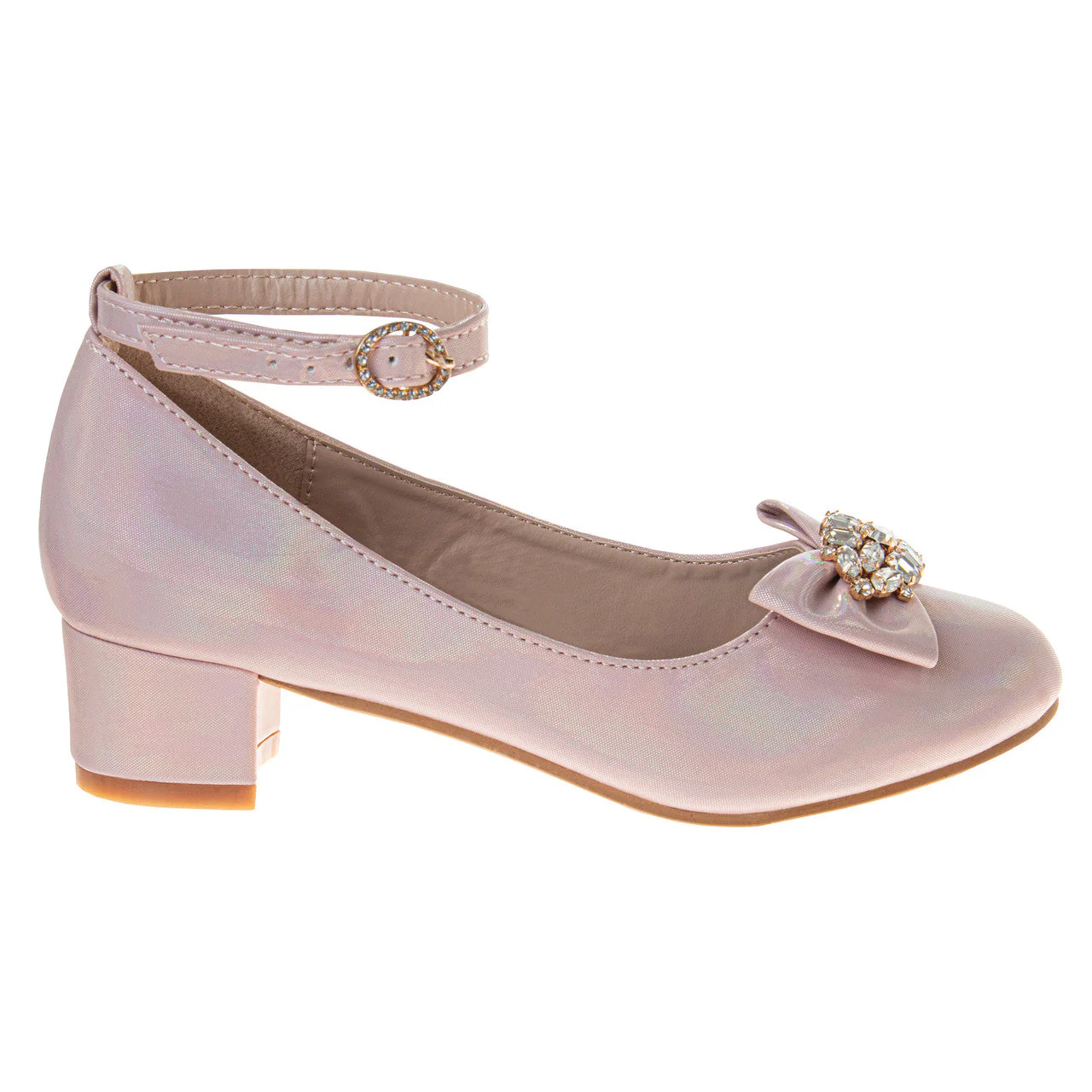Girls' Ankle Strap Dress Pumps - Image 56