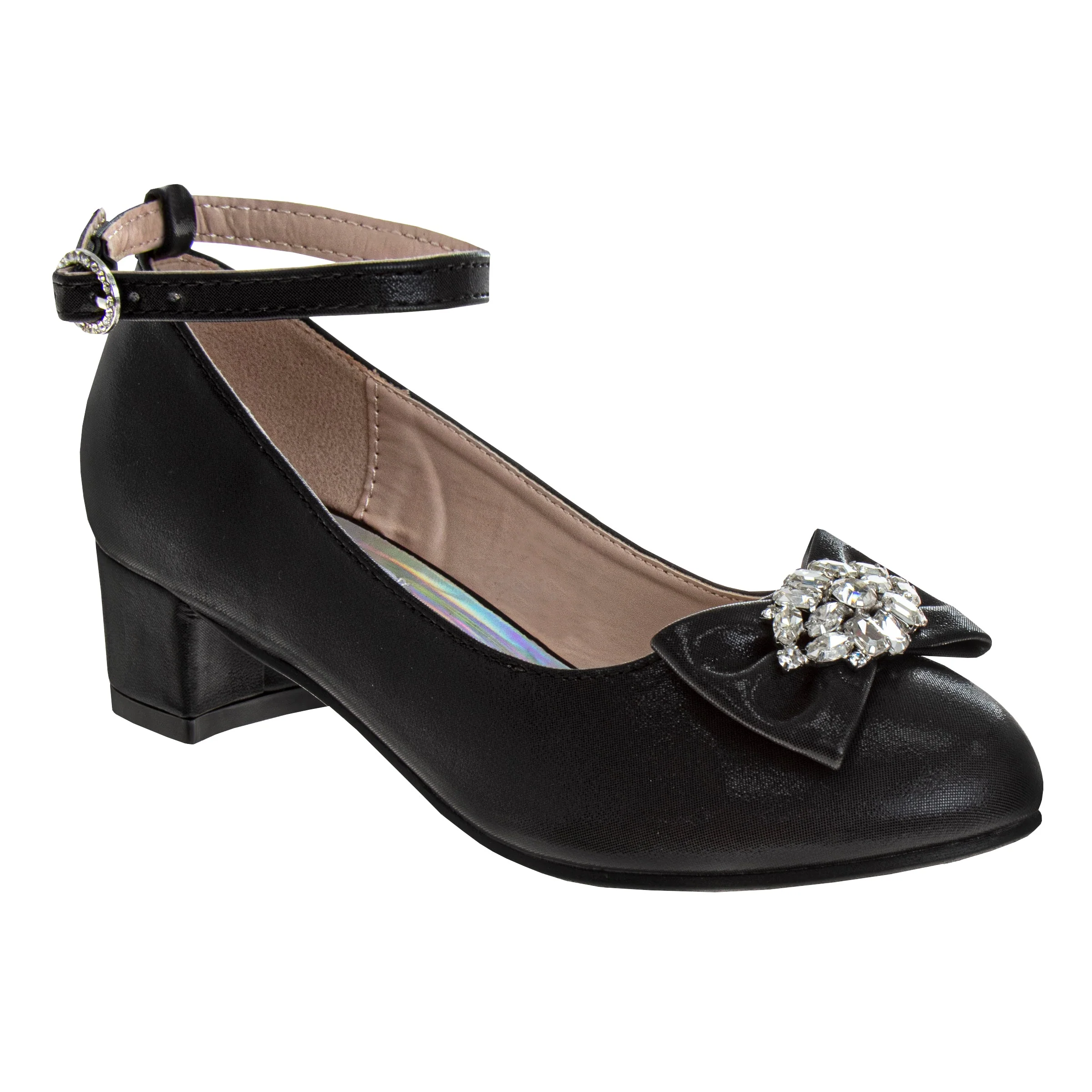 Girls' Ankle Strap Dress Pumps - Image 77