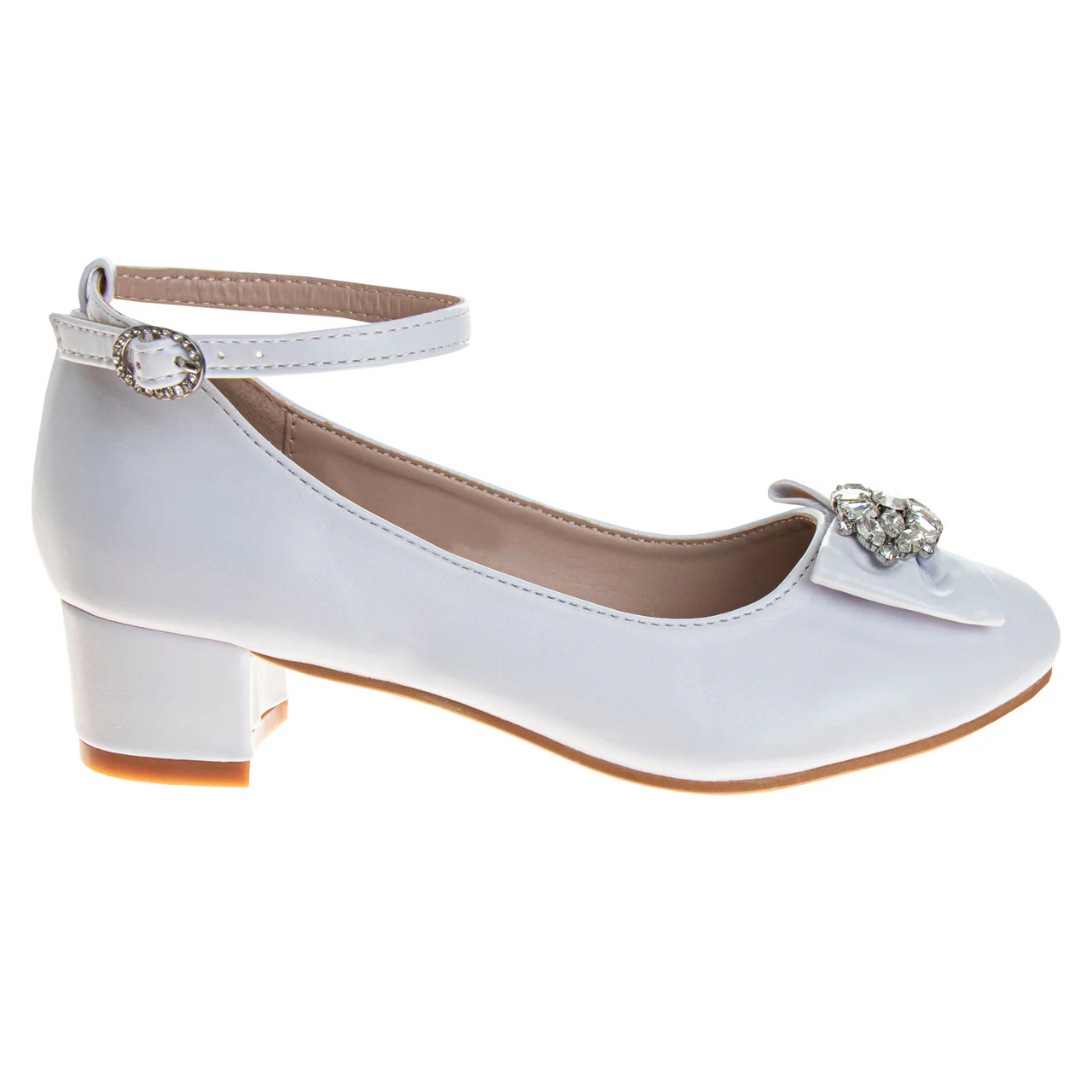 Girls' Ankle Strap Dress Pumps - Image 9