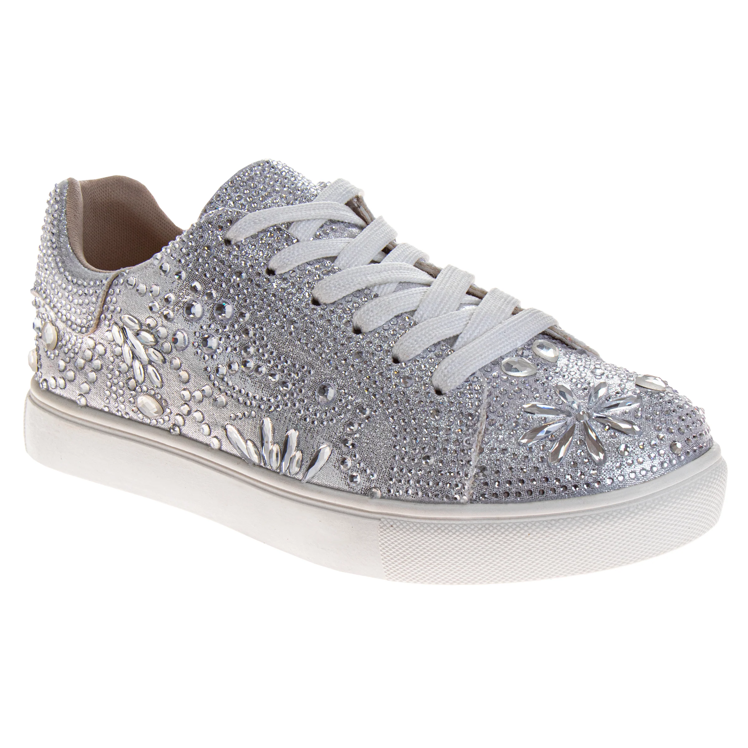Girls' Glitzy Metallic Sneakers - Image 12