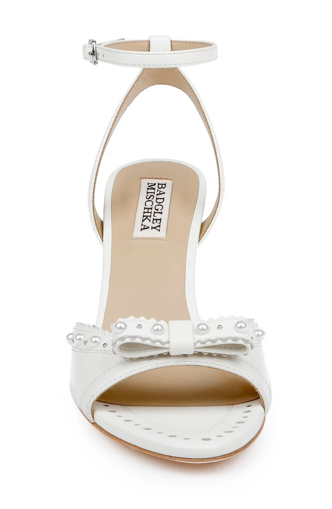 Giuliana Leather Ankle Strap Heels - Image 10