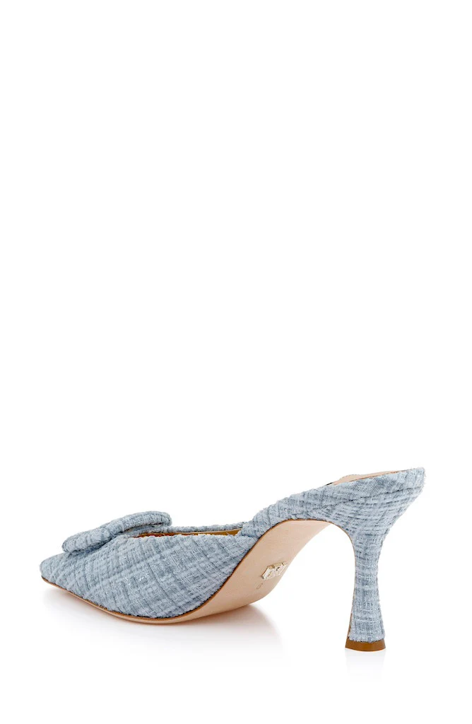 Graylynn Mid Heel Square Toe Mules - Image 3