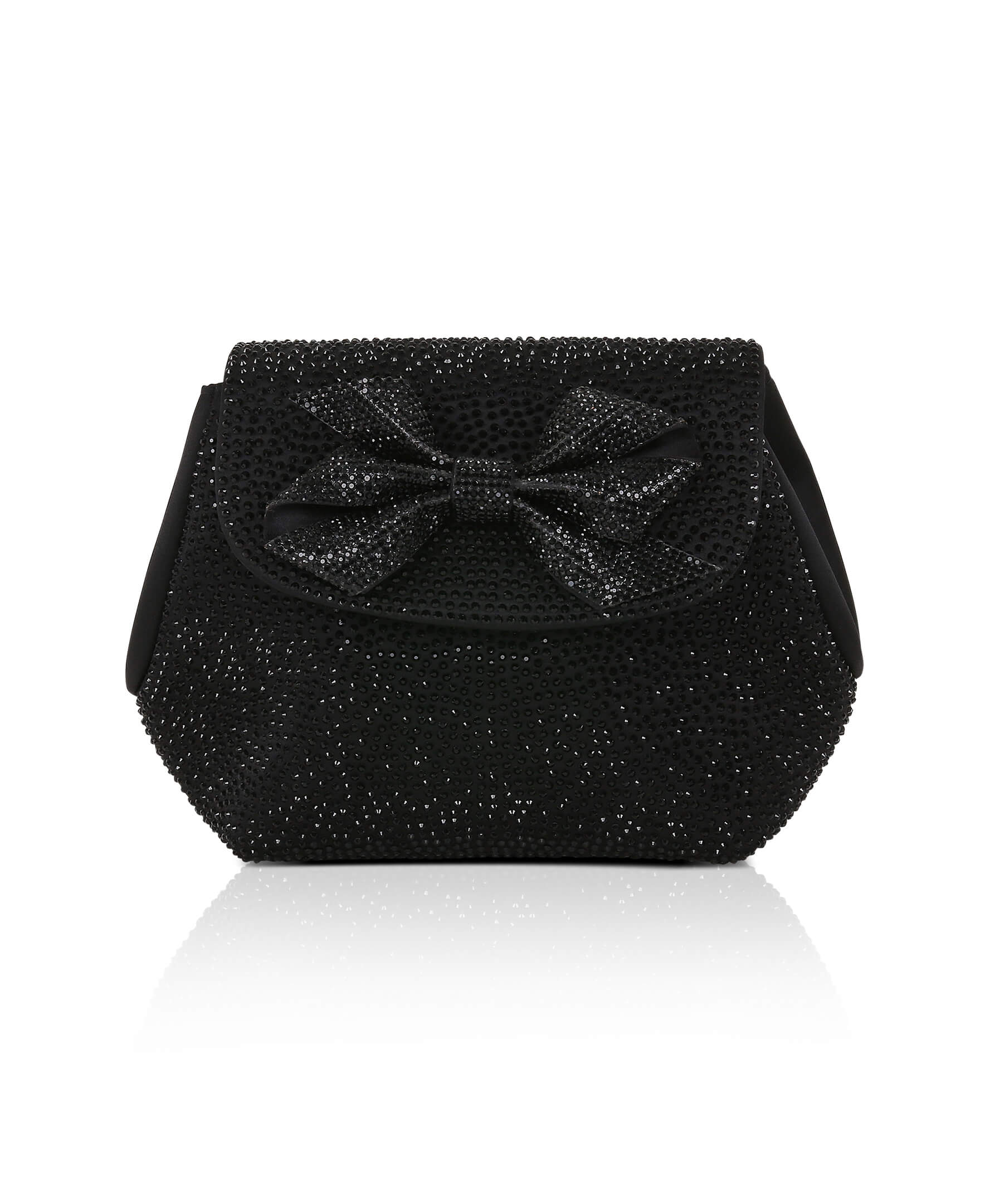 Hallie Crystal Mini Baguette Pouch Clutch - Image 11