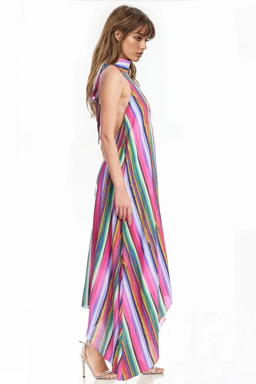Hattie Striped Halter Dress - Image 28