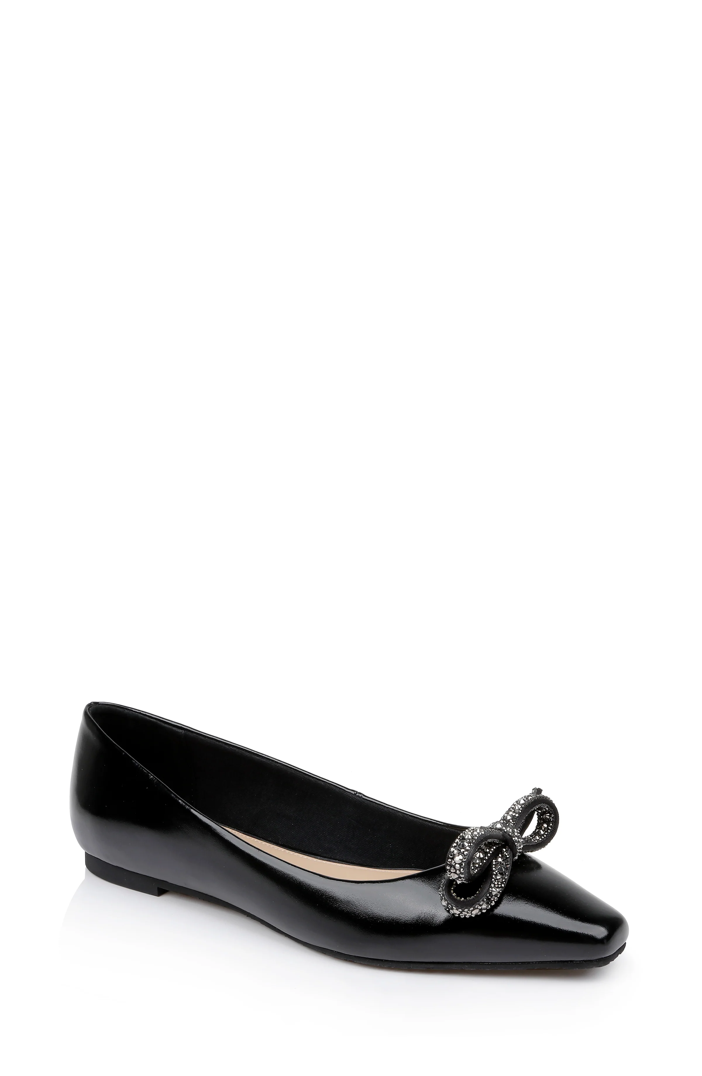 Hesther Ballerina Flats with Rhinestone Bow - Image 32