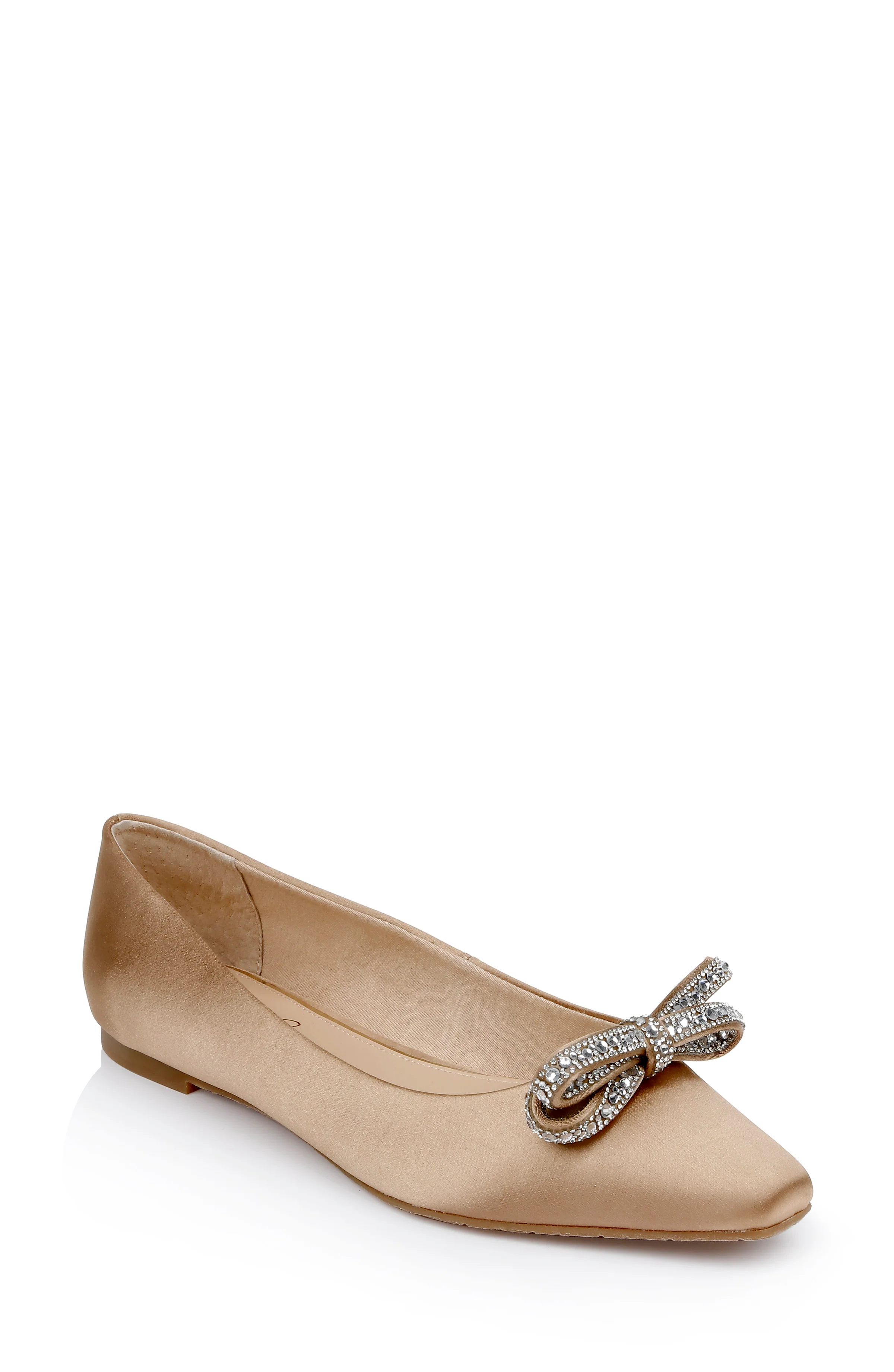 Hesther Ballerina Flats with Rhinestone Bow - Image 34