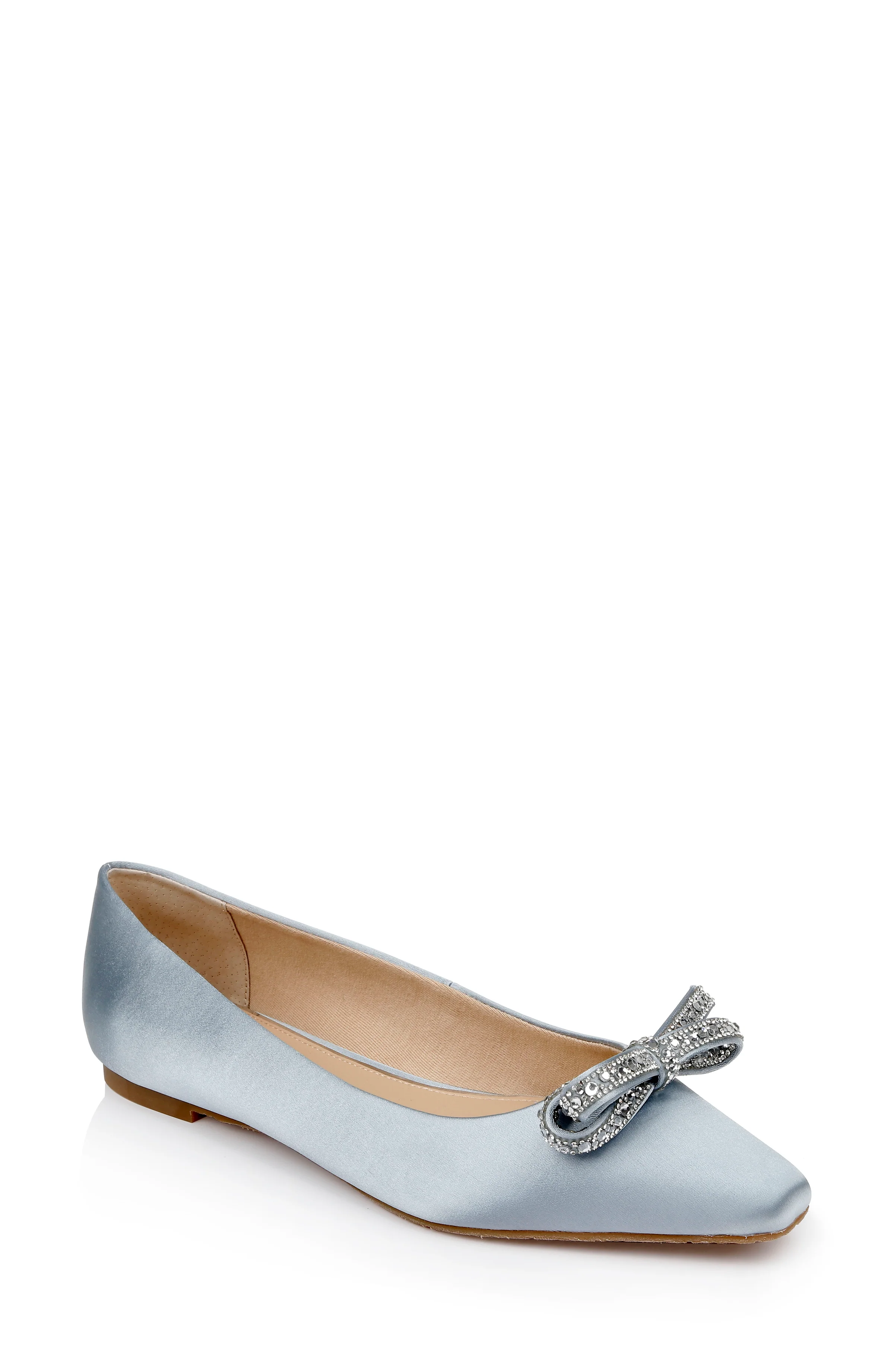 Hesther Ballerina Flats with Rhinestone Bow - Image 52