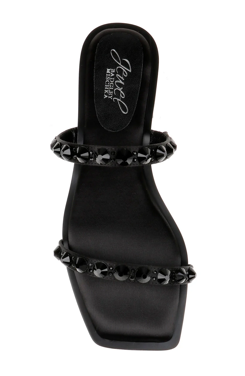 Honesty Flat Sandals with Gemstone-Studded Straps - Image 19