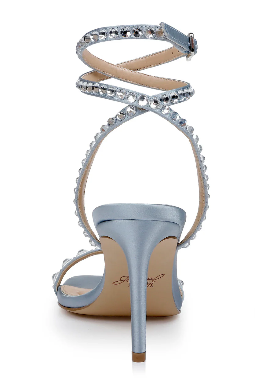 Hosana Sexy Stiletto with Gemstone-Studded Wraparound Strap - Image 7