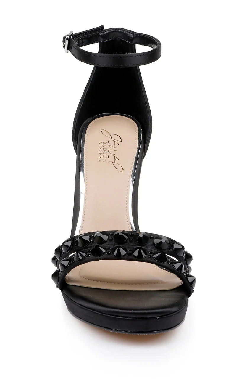 Hustle Platform with Gemstone-Studded Straps - Image 11