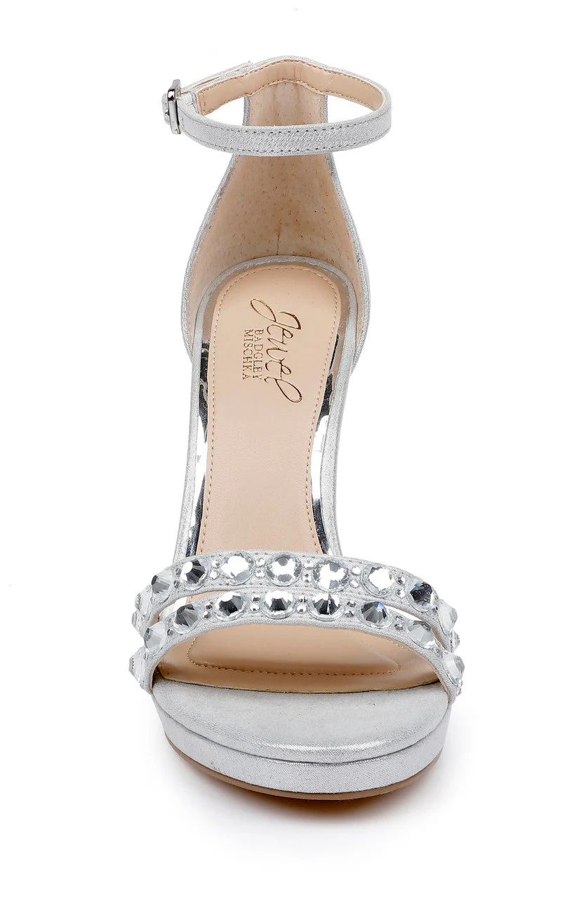 Hustle Platform with Gemstone-Studded Straps - Image 44