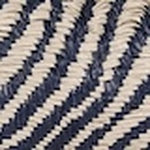 Indigo Jacquard Raffia Pouch Clutch - Image 14