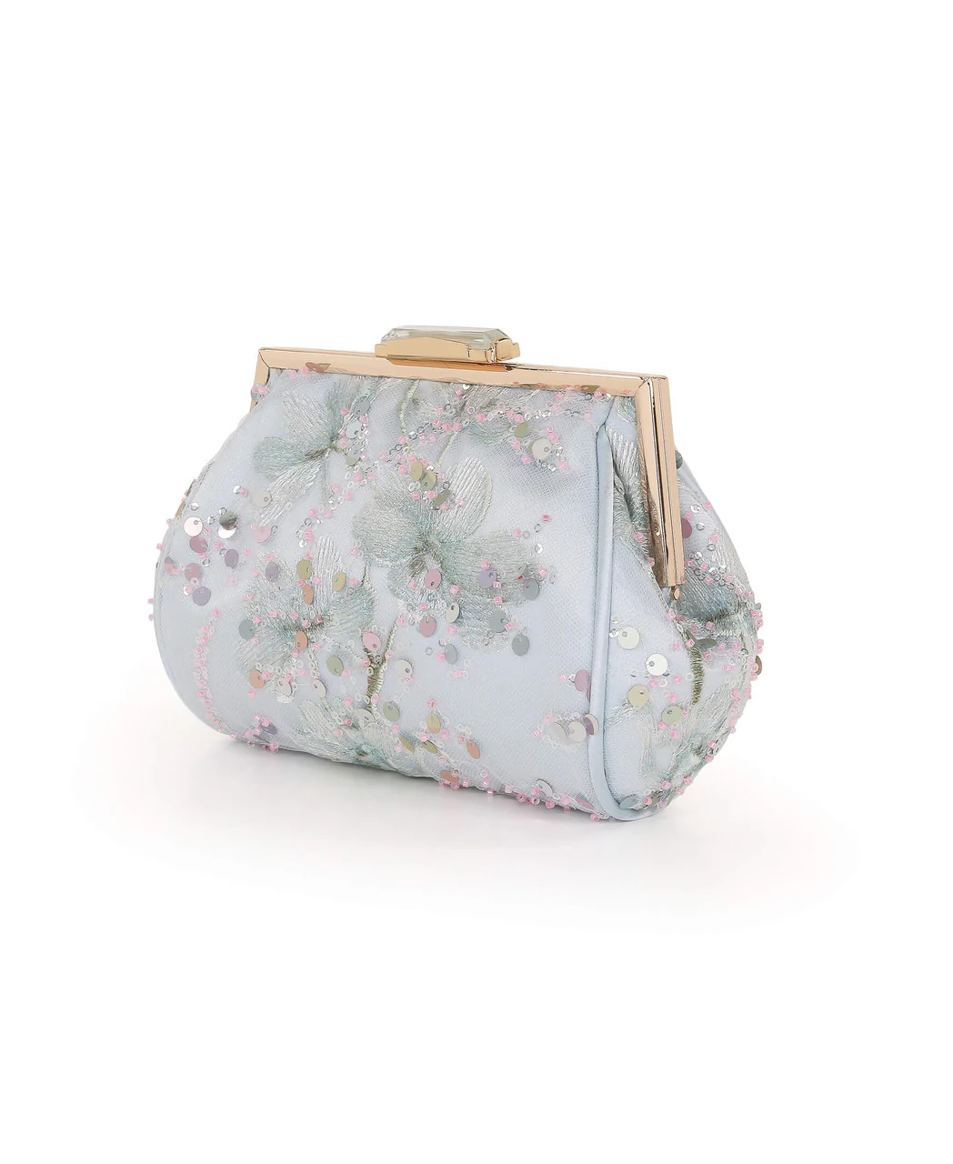 Iris Floral Pouch Clutch - Image 2