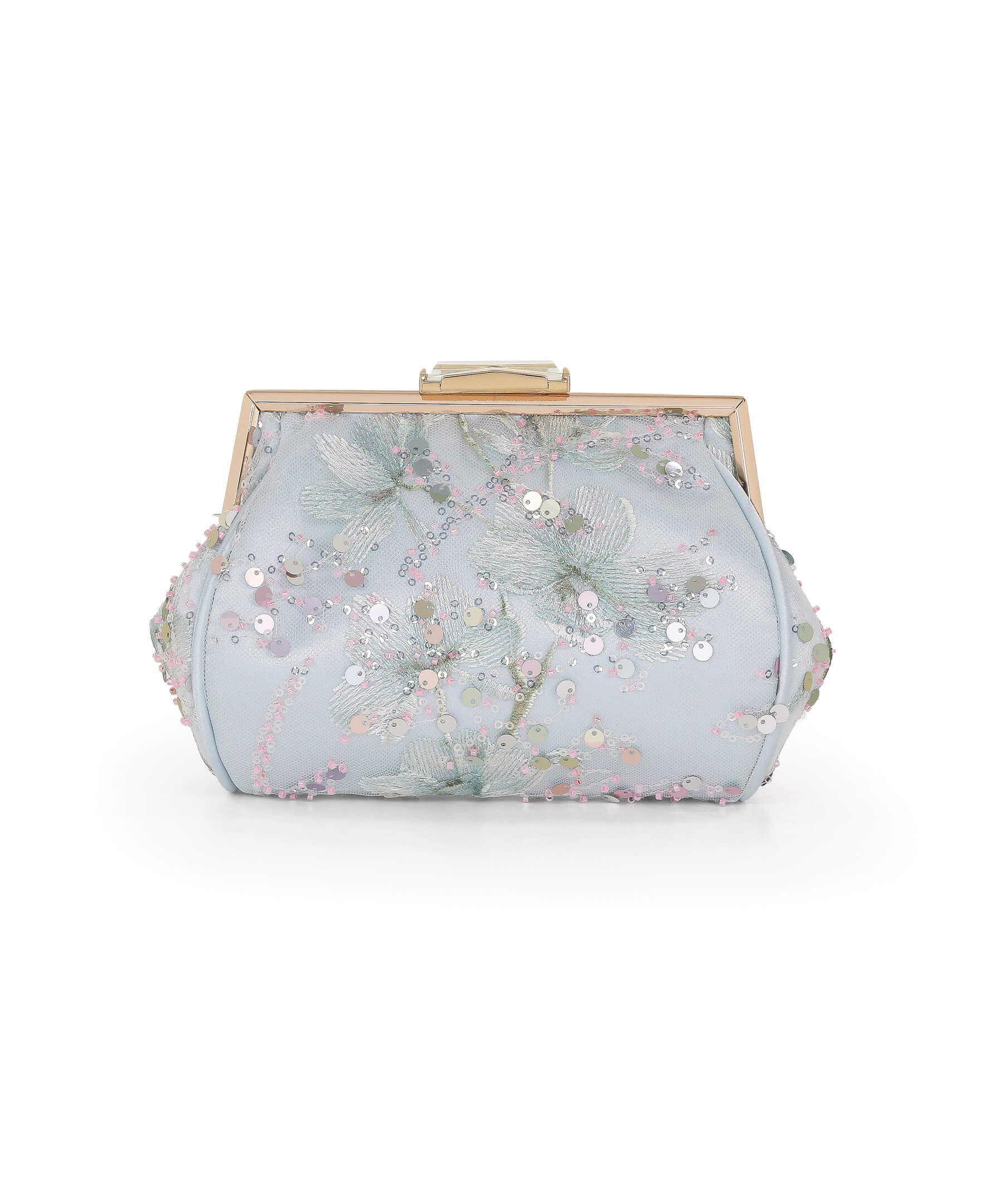 Iris Floral Pouch Clutch - Image 6
