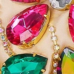 Jem Crystal Floral Clutch - Image 6