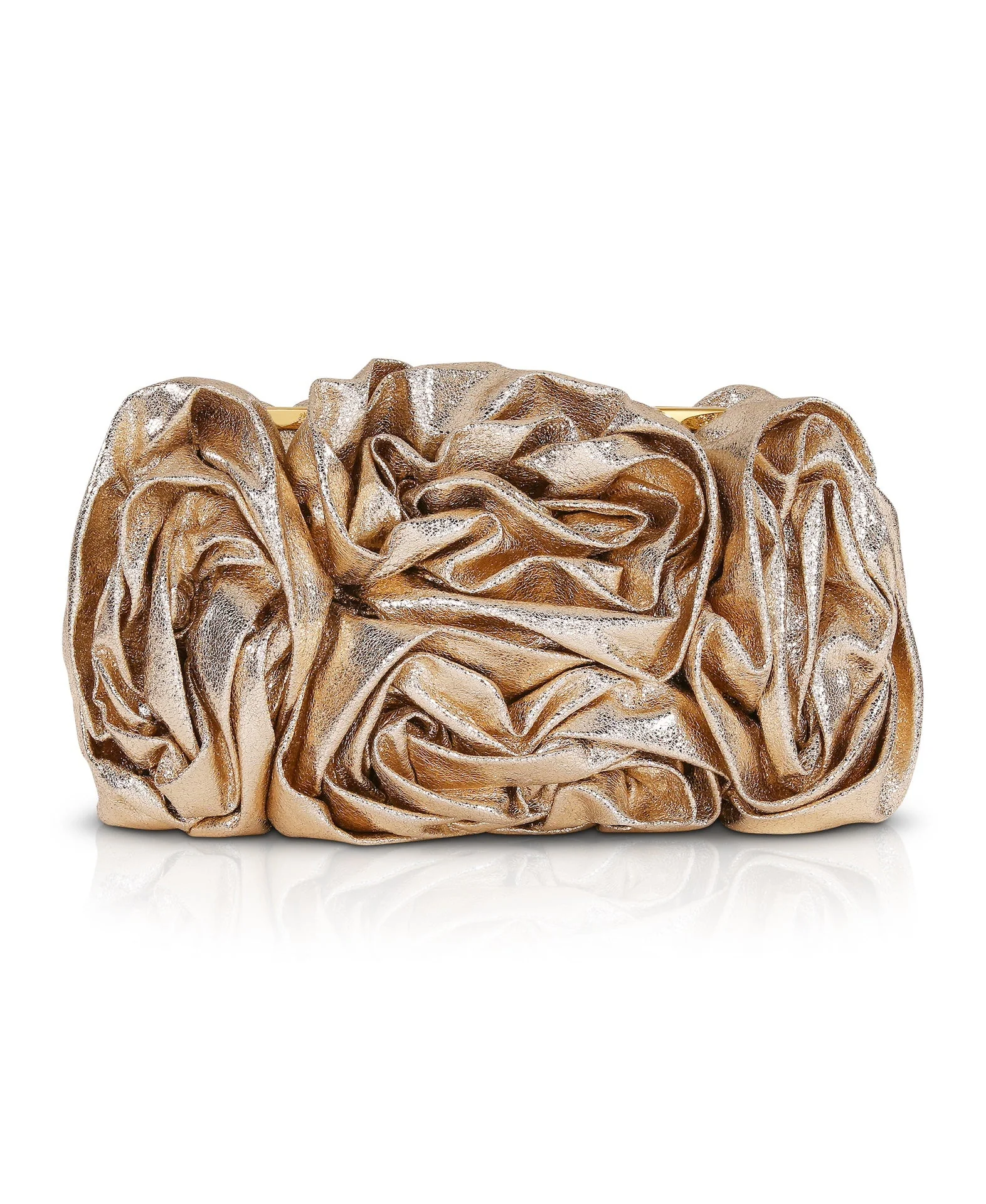 Jett Metallic Pouch Clutch - Image 11