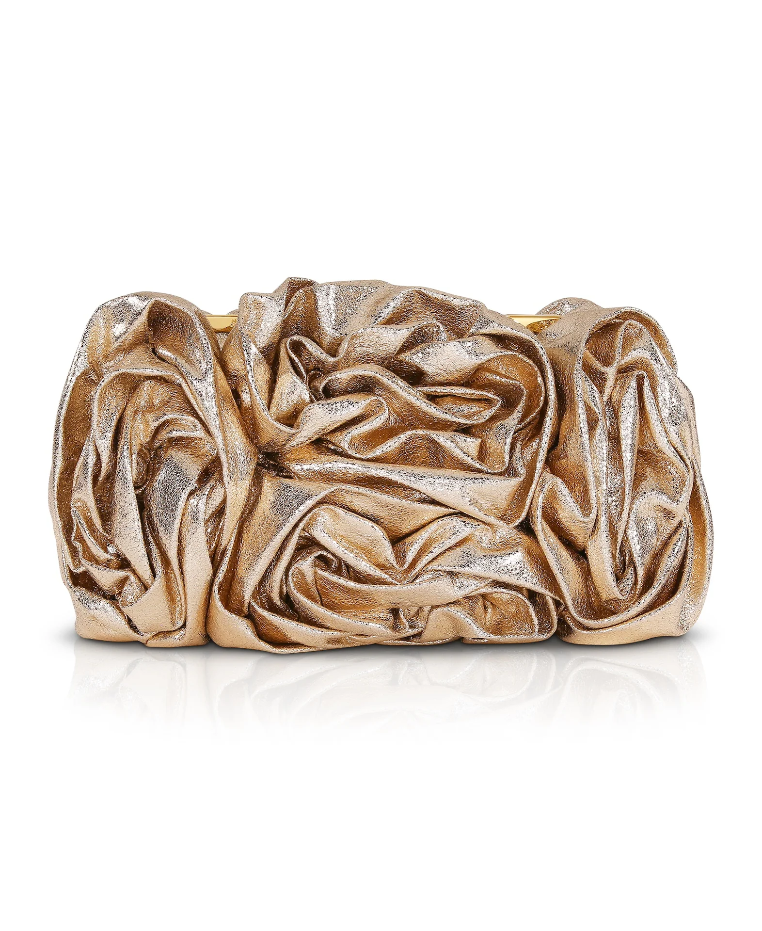Jett Metallic Pouch Clutch - Image 5