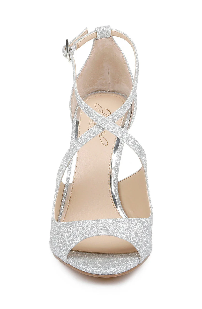 Jonna Glitter Peep Toe Pumps - Image 71