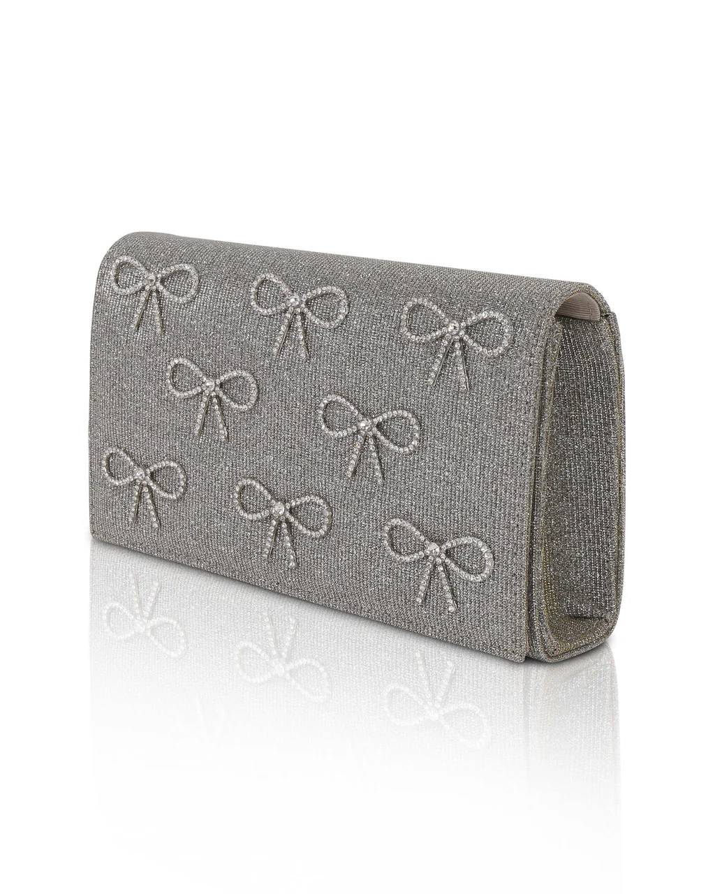 Julie Bow Embellished Flap Clutch - Image 2