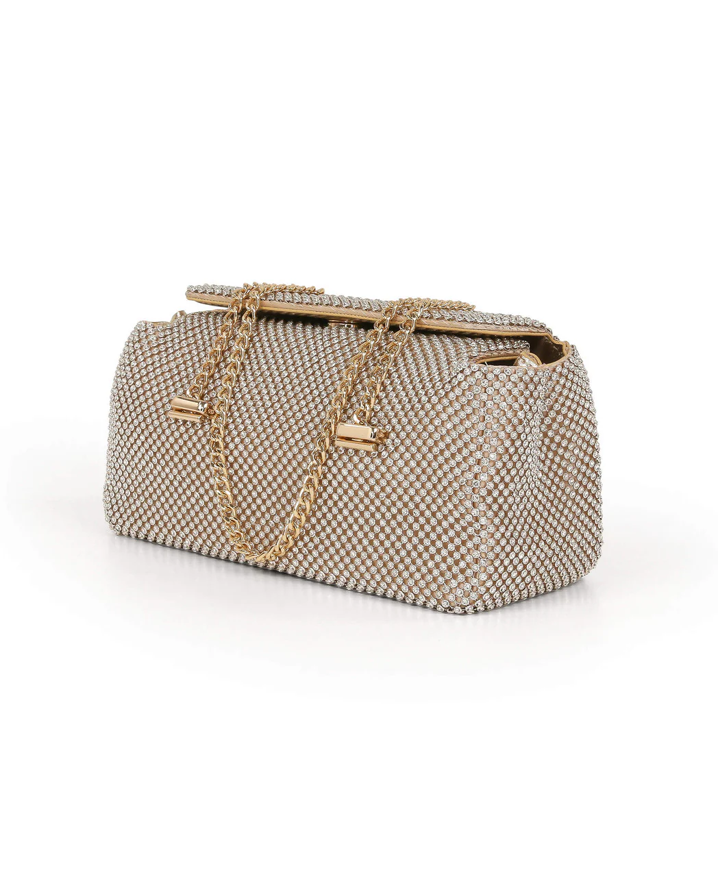 Juniper Crystal Mesh Clutch - Image 2