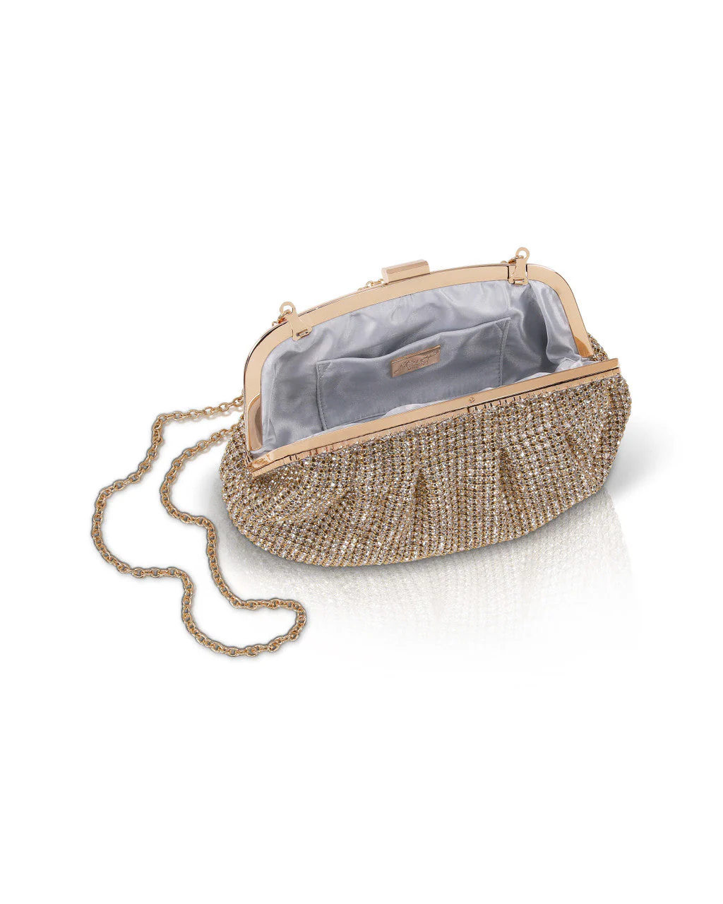 Khari Rhinestone Pleated Pouch - Image 11