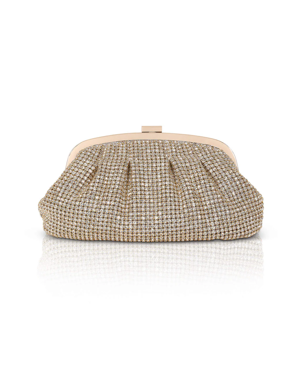 Khari Rhinestone Pleated Pouch - Image 3