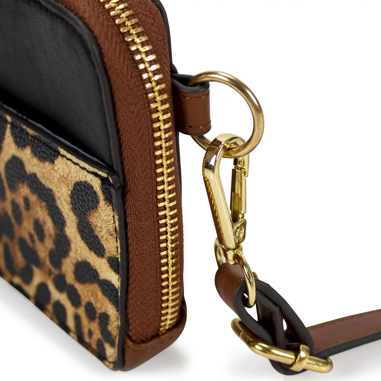 Leopard Vegan Leather Pouch Belt Bag - Image 13