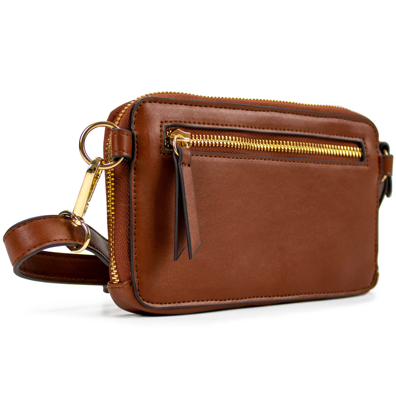 Leopard Vegan Leather Pouch Belt Bag - Image 3