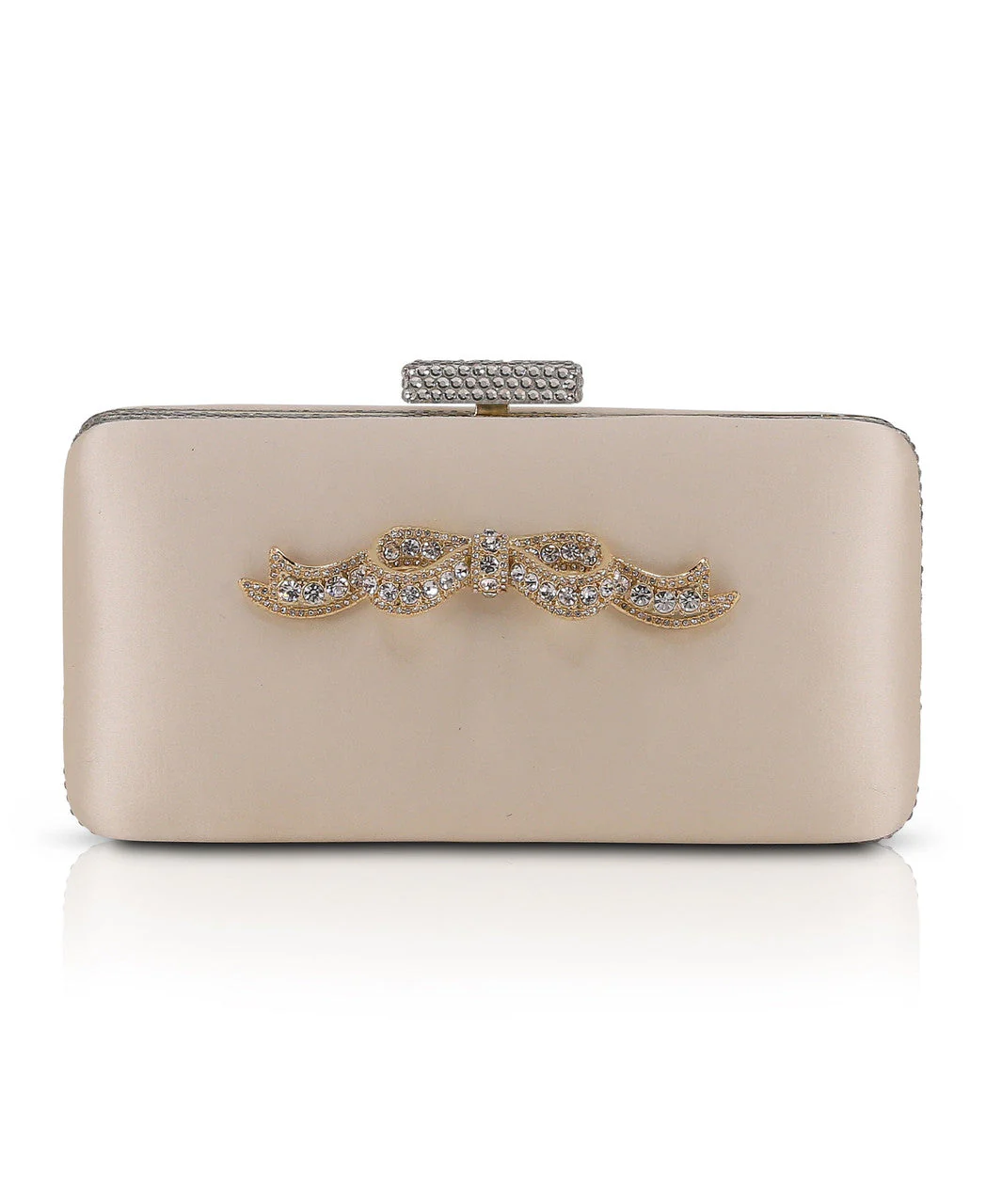 Lexi Crystal Bow Clutch - Image 15