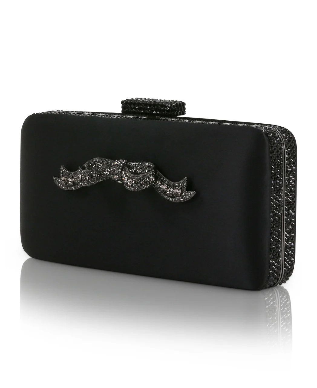 Lexi Crystal Bow Clutch - Image 7