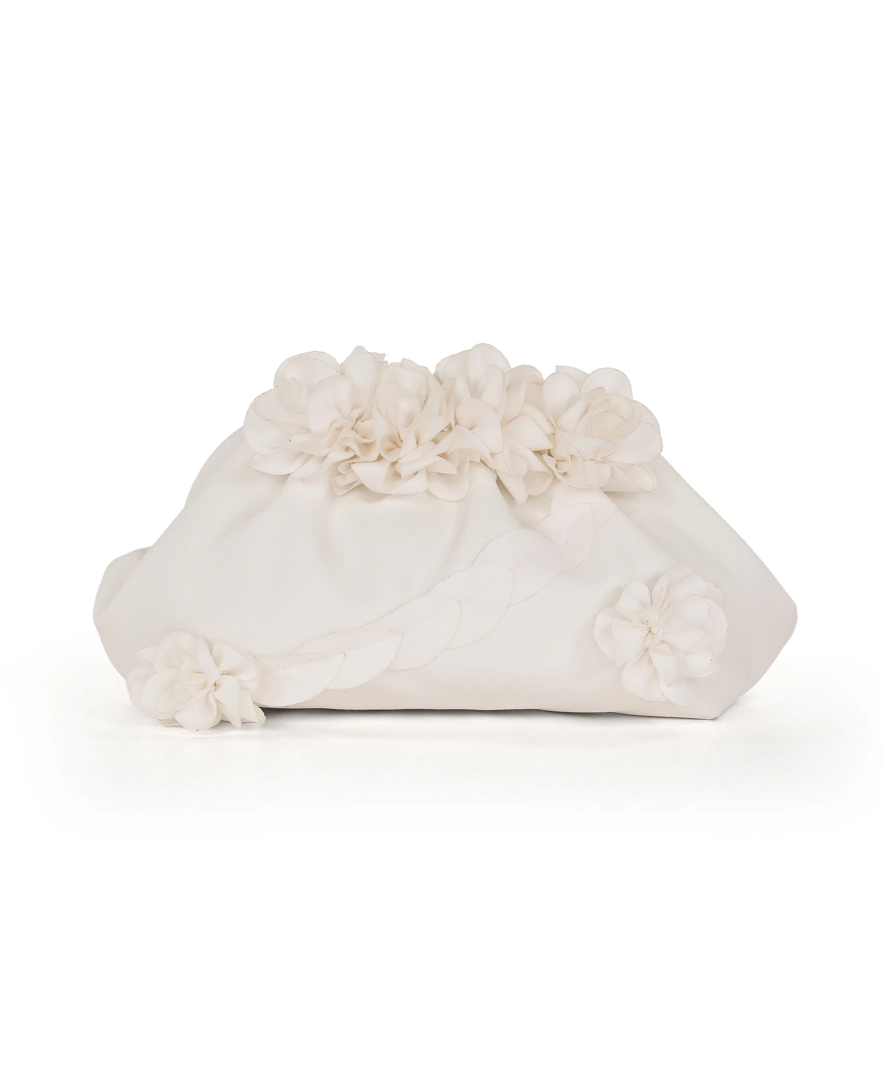 Lottie Floral Applique Pouch Clutch - Image 21