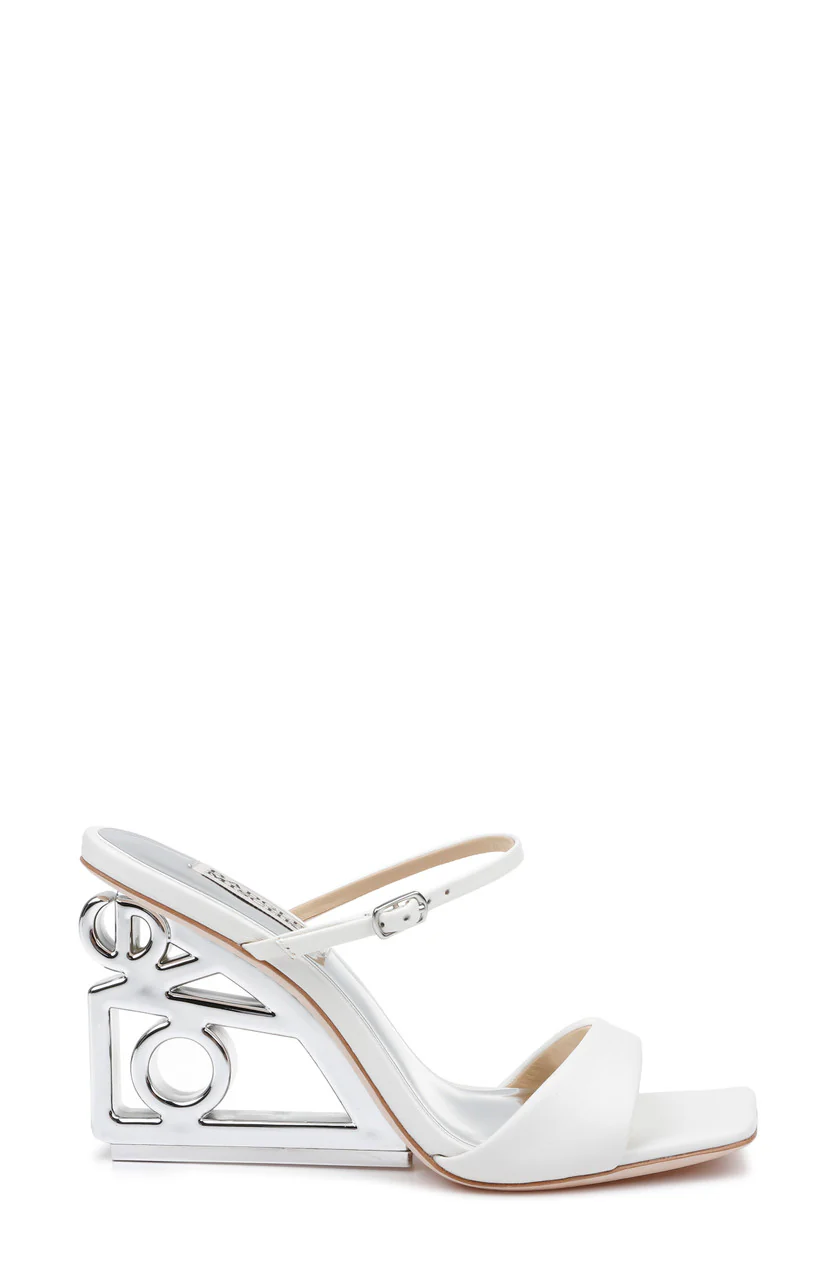 Luna Mule With Sculptural Wedge - Image 20