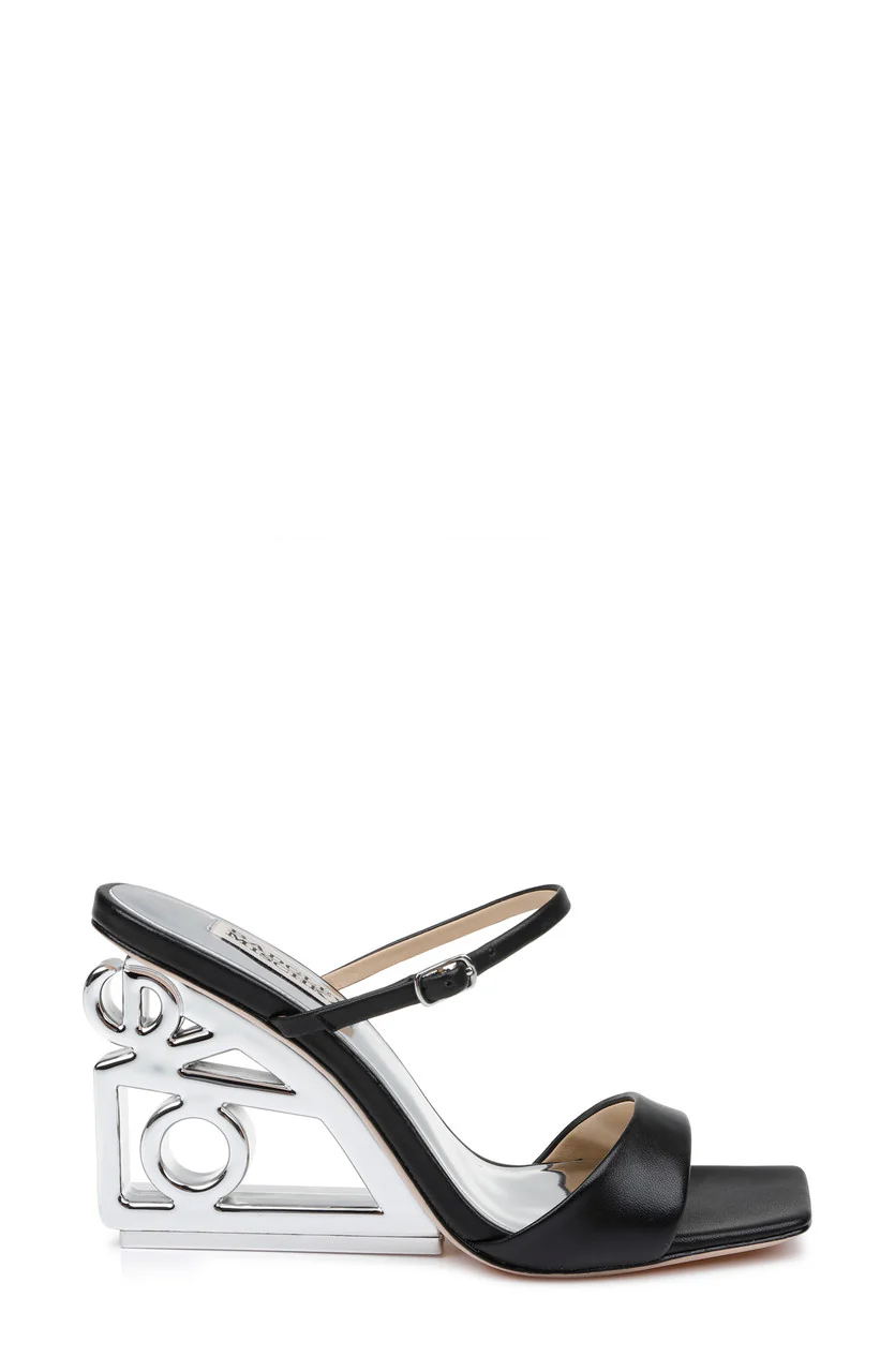 Luna Mule With Sculptural Wedge - Image 8