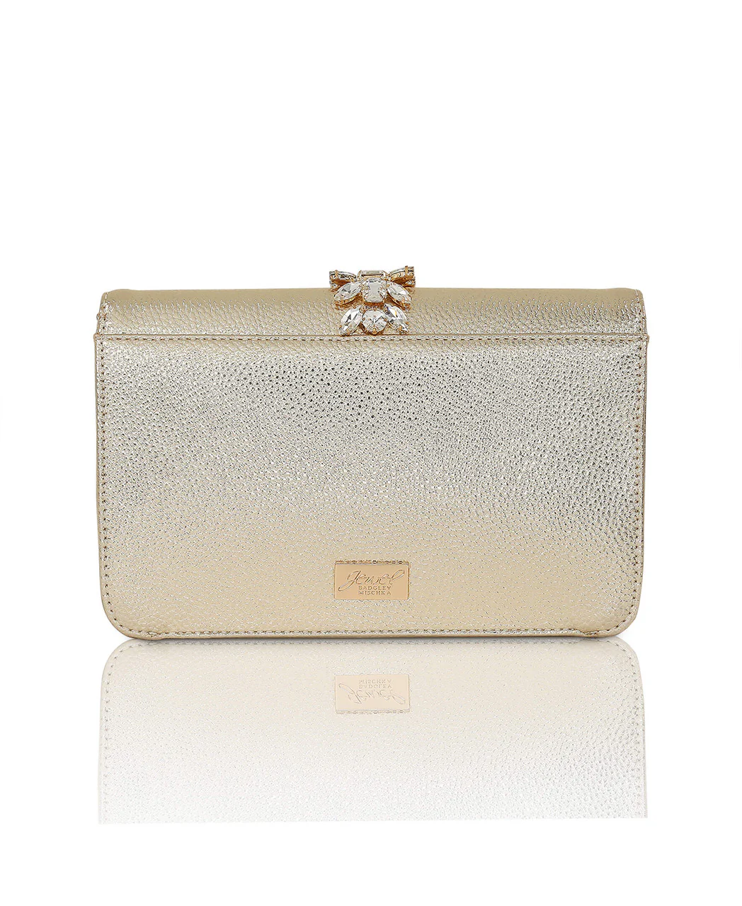 Lux Faux Leather Envelope Clutch - Image 3