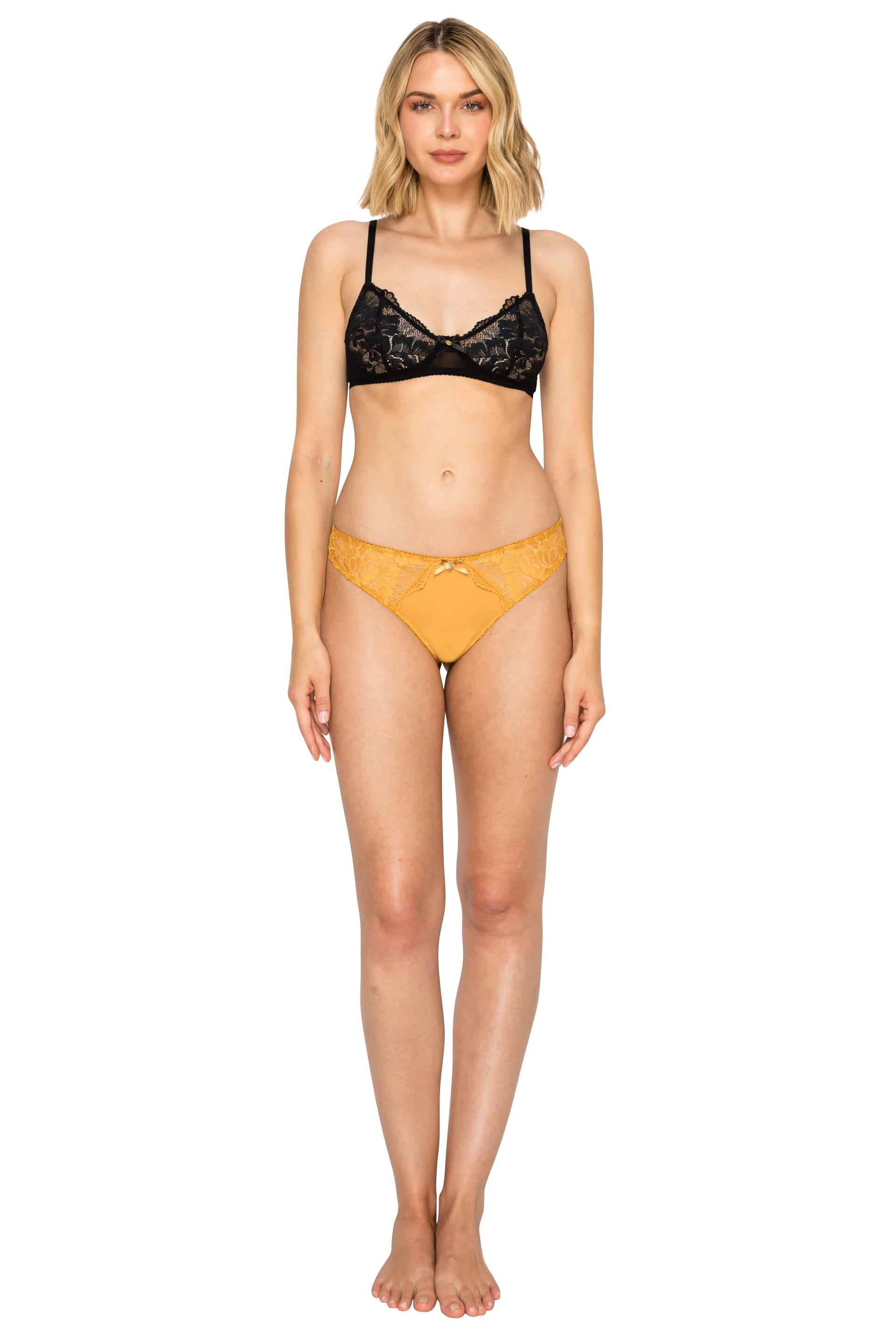 Luxe Floral Lace Thong - Image 75