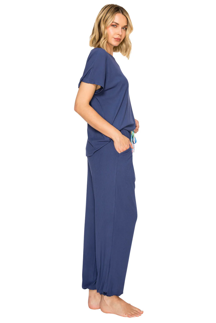 Luxe Rib Modal Blend Dolman Sleeve Jogger Set - Image 6