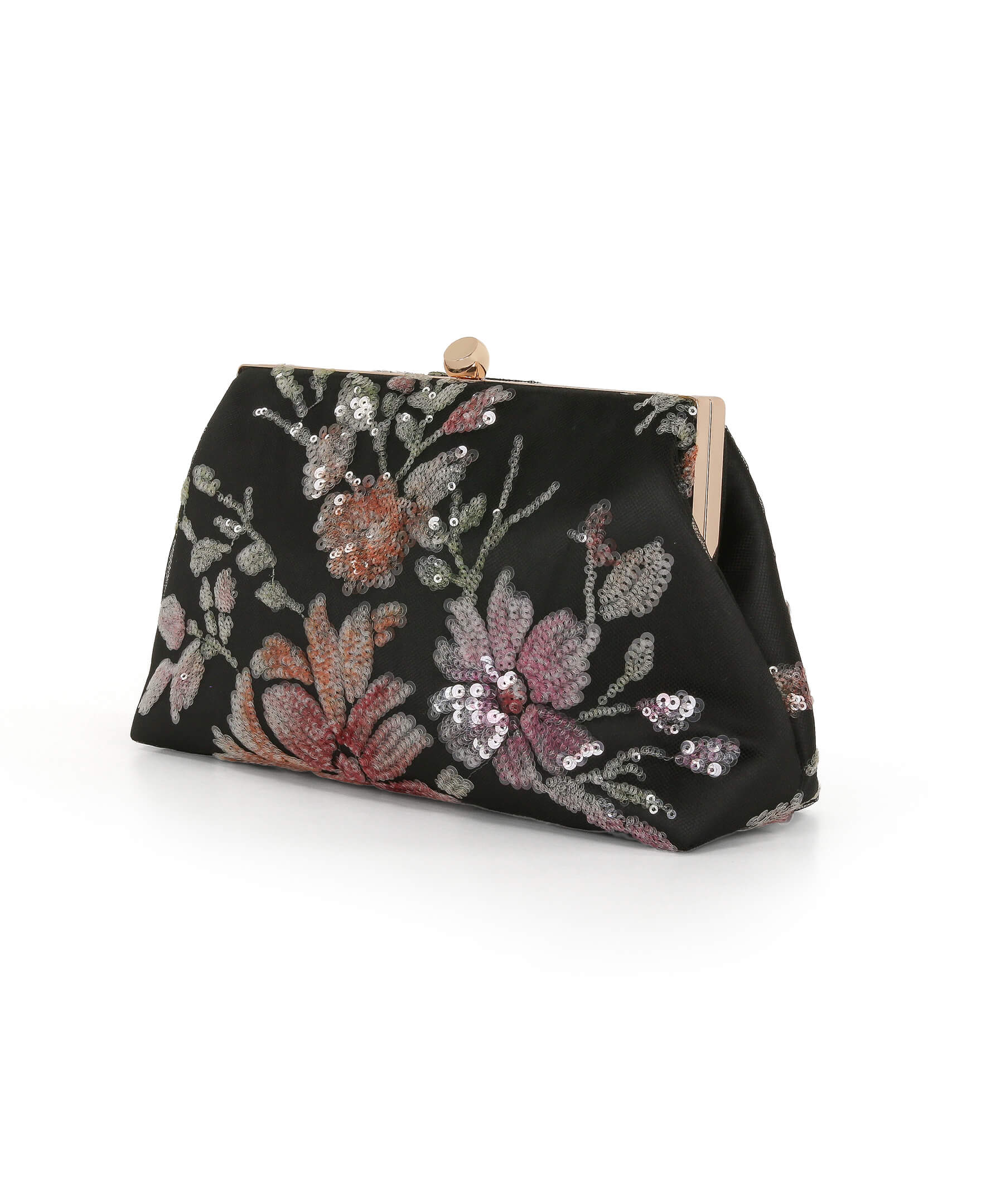 Lyric Sequin Floral Clutch - Image 5