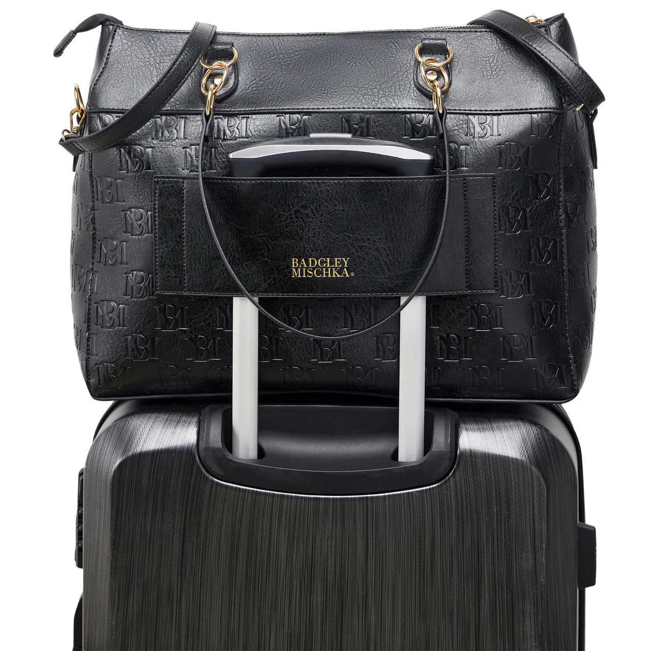 Madalyn Vegan Leather Travel Tote Weekender Bag - Image 6