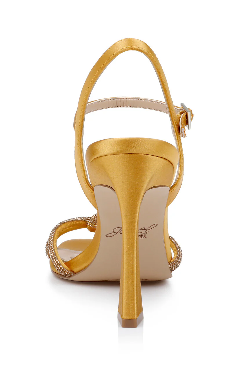 Madison Stiletto Sandals with Rhinestone Knot Detail - Image 21