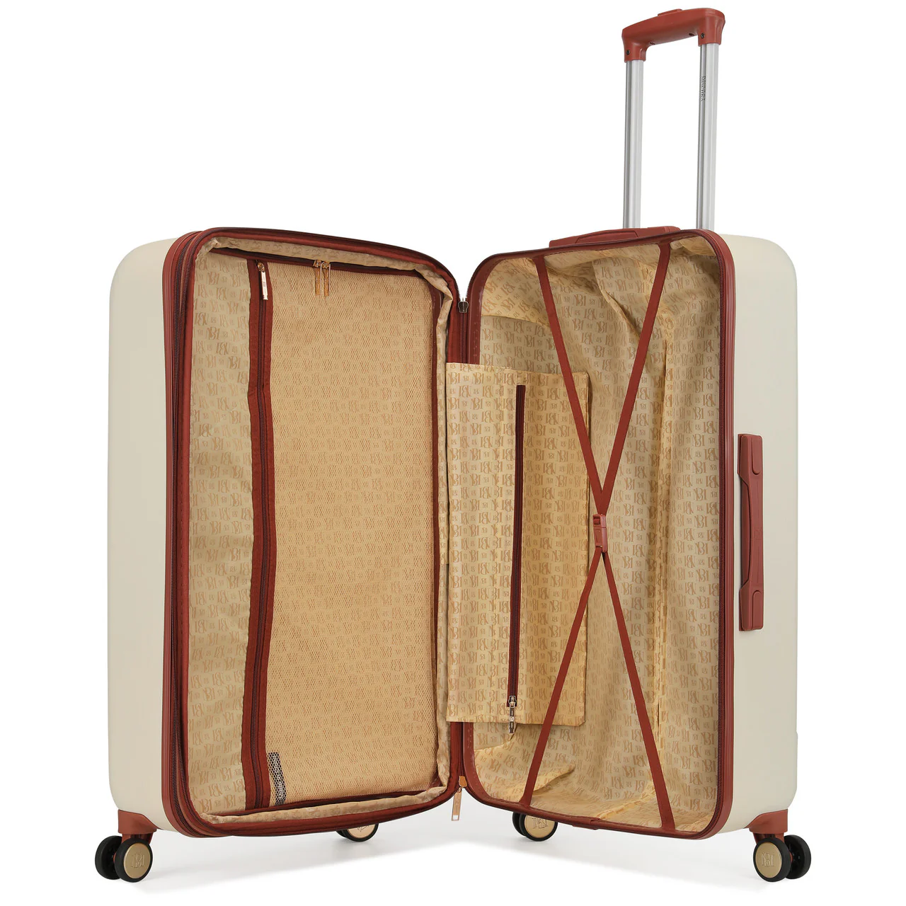 Mia 3 Piece Expandable Retro Luggage Set - Image 23