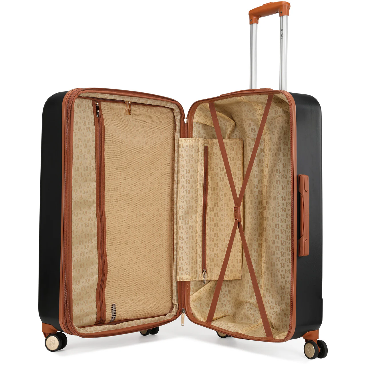 Mia 3 Piece Expandable Retro Luggage Set - Image 3