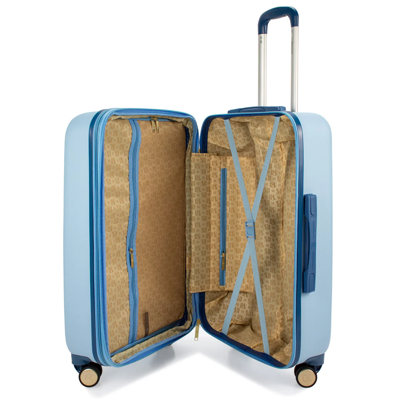 Mia 3 Piece Expandable Retro Luggage Set - Image 9
