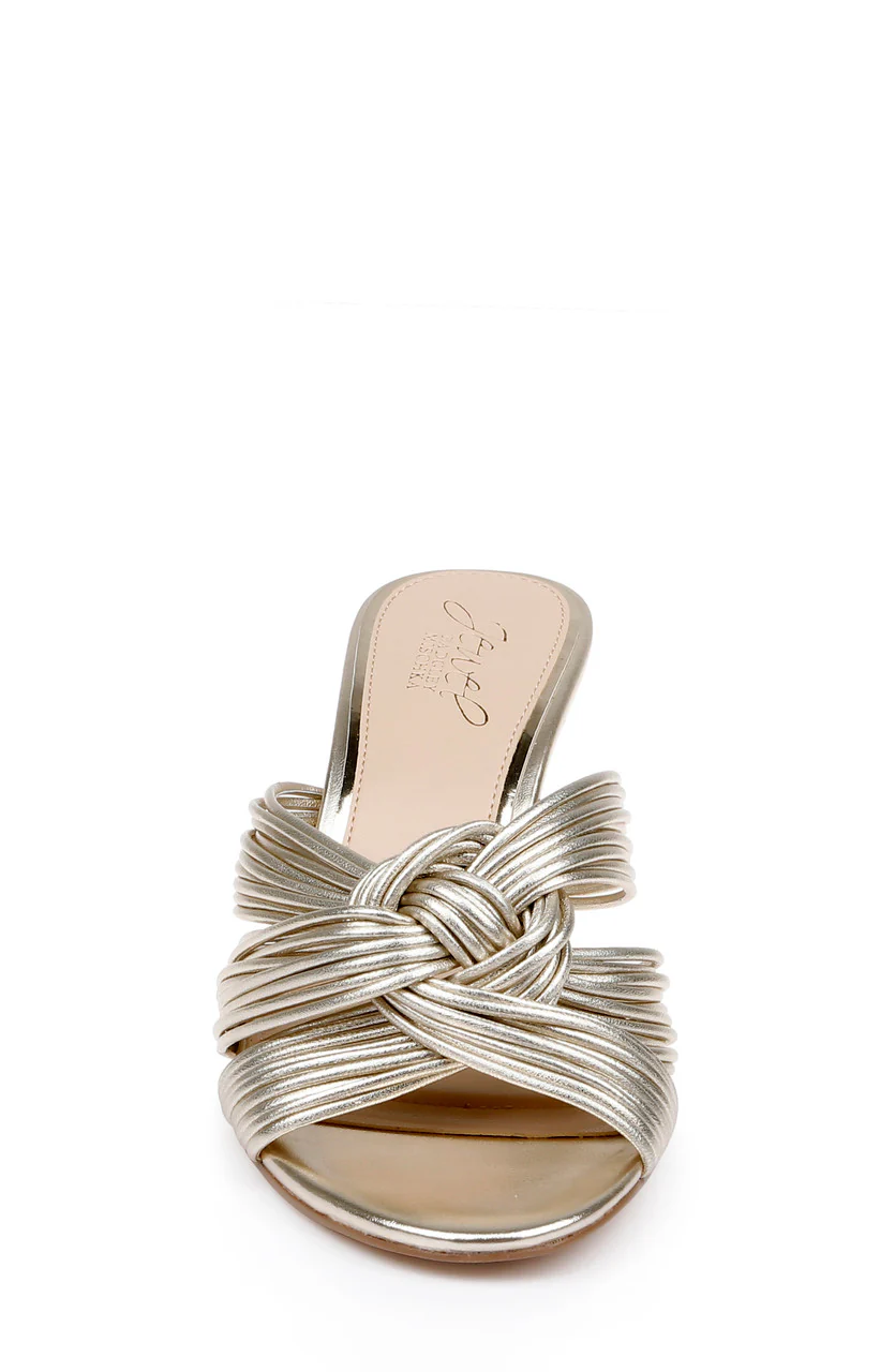 Mia Twisted Leather Mules - Image 11