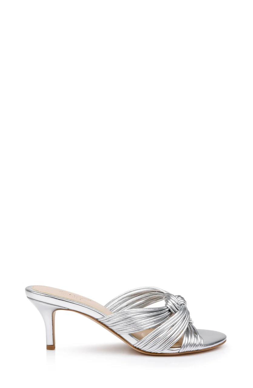 Mia Twisted Leather Mules - Image 2