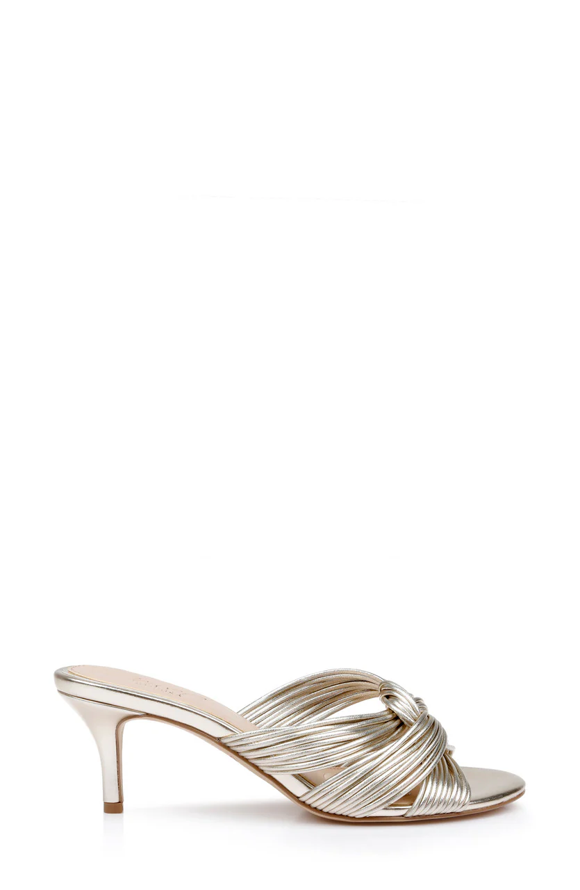 Mia Twisted Leather Mules - Image 9